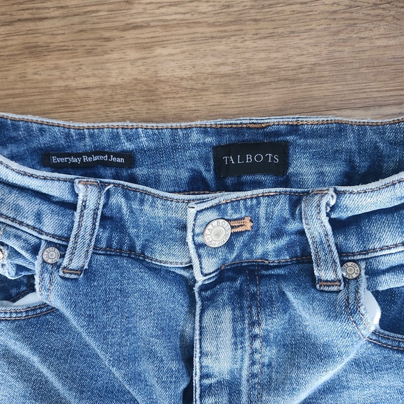 Talbots Everyday relaxed blue Jeans Size 6 - Picture 2 of 5